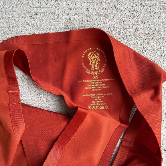 HAH by Free People Low Down Thong Panty Womens XS Bronze Low Rise Seamless NEW - Picture 5 of 6